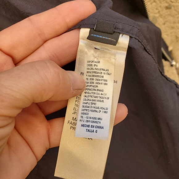 Diesel Black S-Nigel Zip-Front Shirt Jacket. - Picture 15 of 16